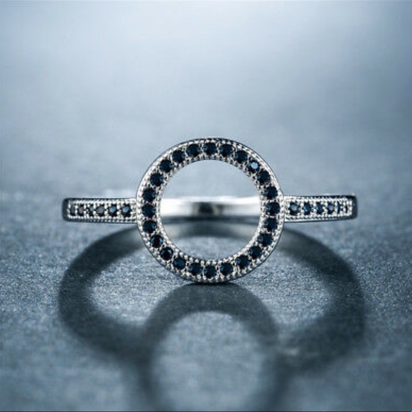 Jewelry - NWT 925 Silver Birthstone Cocktail Ring